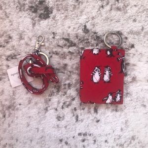 Vera Bradley lanyard and wallet